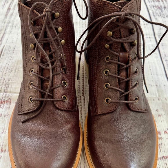 TAFT Model 004 Men’s Leather Boots – Brown – Size 12 - Picture 2 of 9